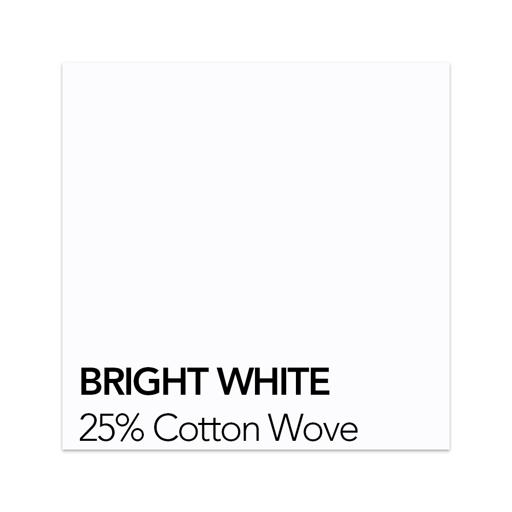 8 1/2X11 12M 24# BRIGHT WHITE STRATHMORE 25% COTTON WOVE WRITING WM 4000/CT 300220R